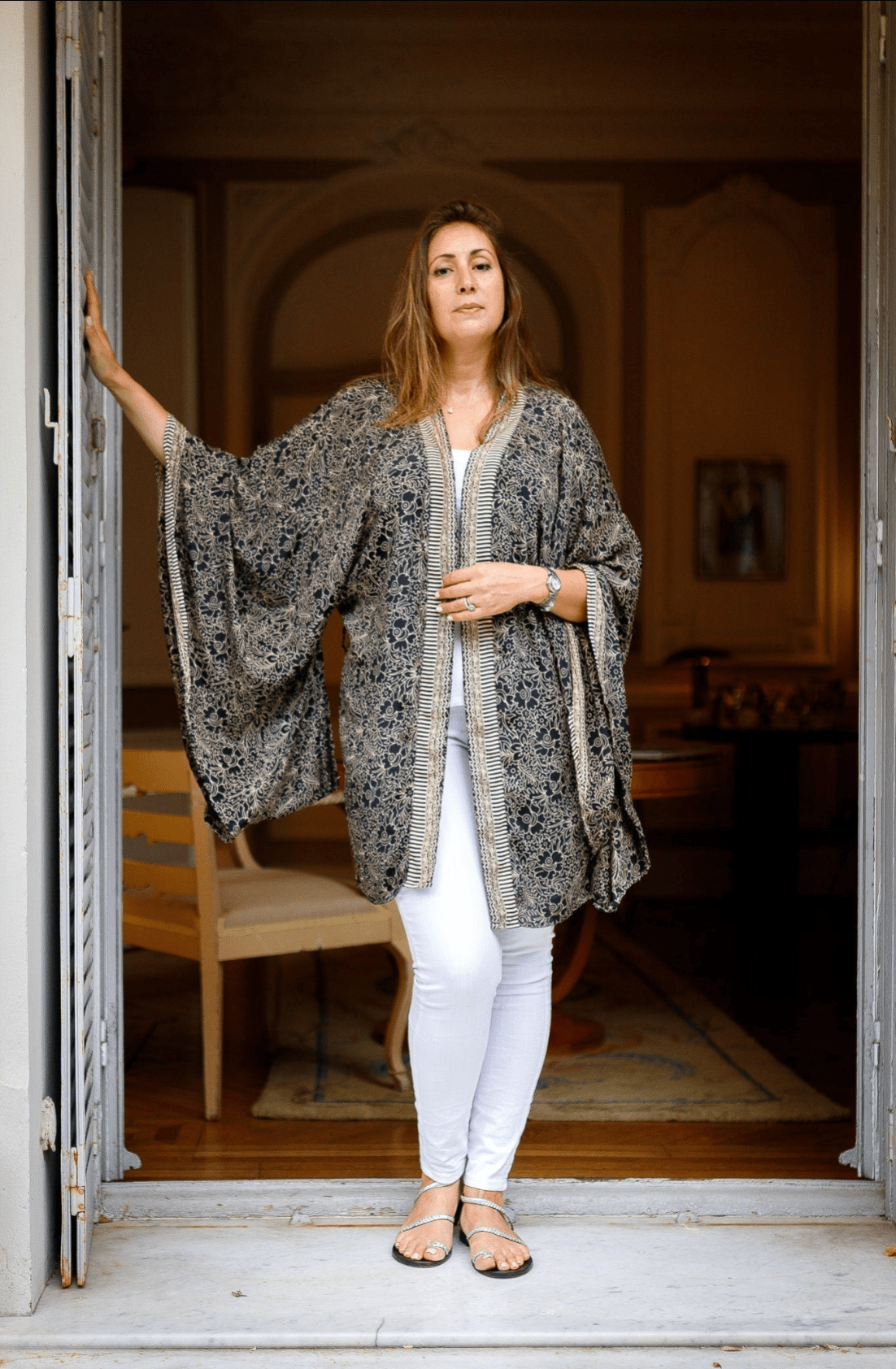 Kimono court en soie, kimono sil avec ceinture, kimono vintage, kimono boho, robe de chambre