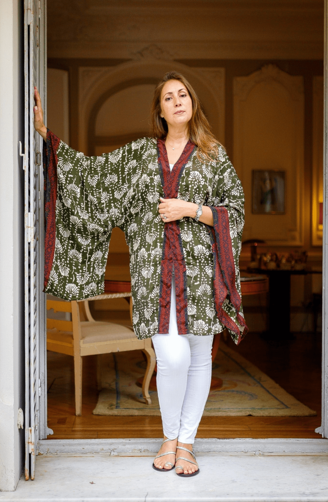 Kimono court en soie, kimono sil avec ceinture, kimono vintage, kimono boho, robe de chambre