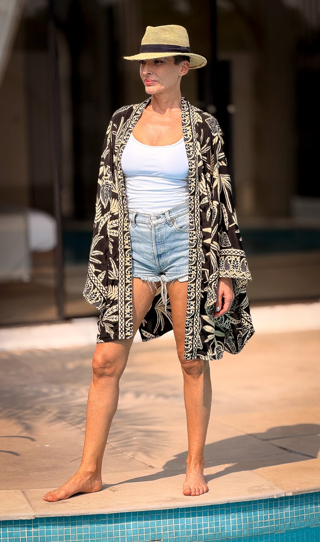 Short vintage silk kimono – Japanese inspiration