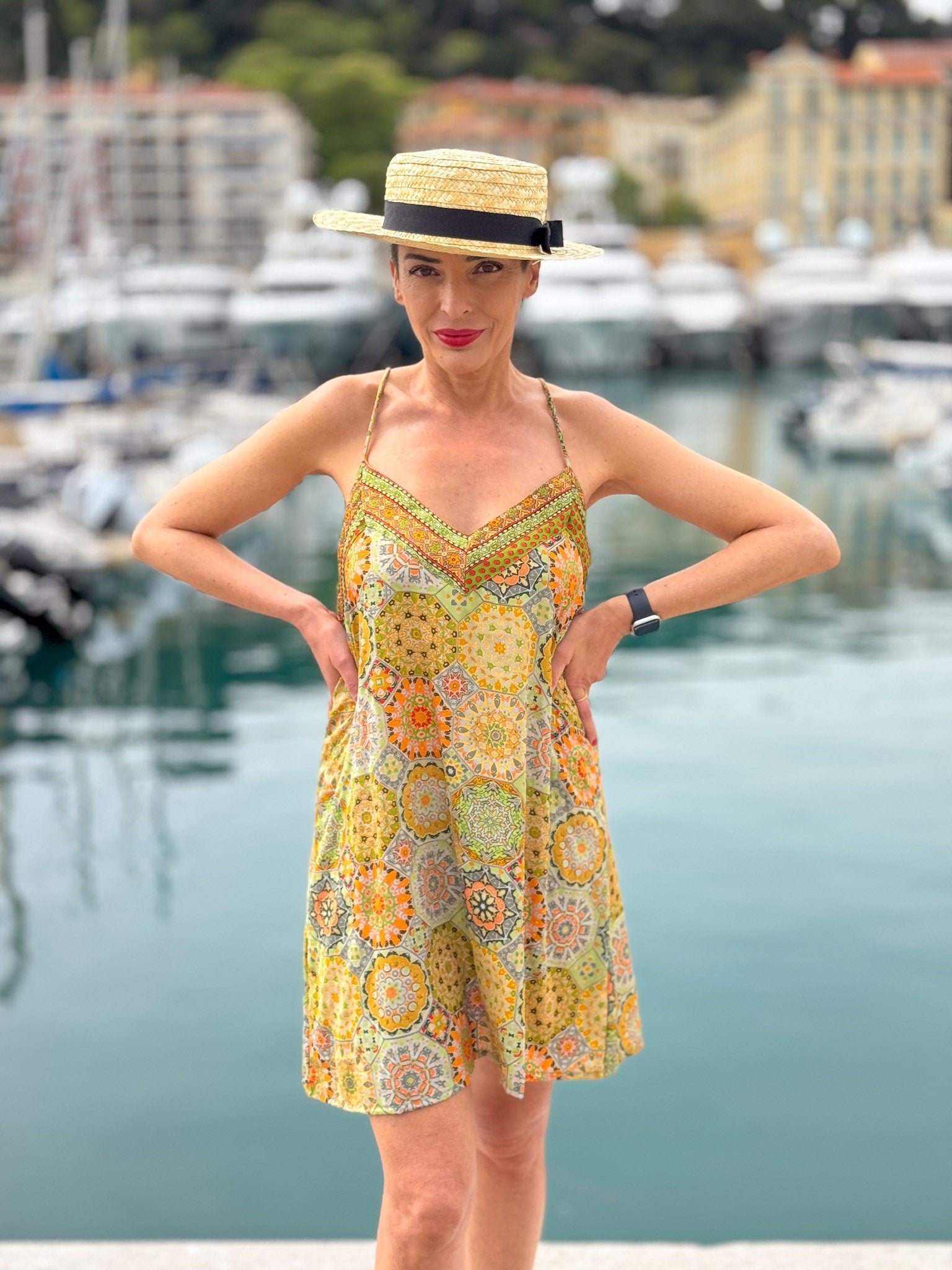 Short silk dress / Vintage short dress / Silk slip dress / strappy dress / silk summer dress / Minimalist dress
