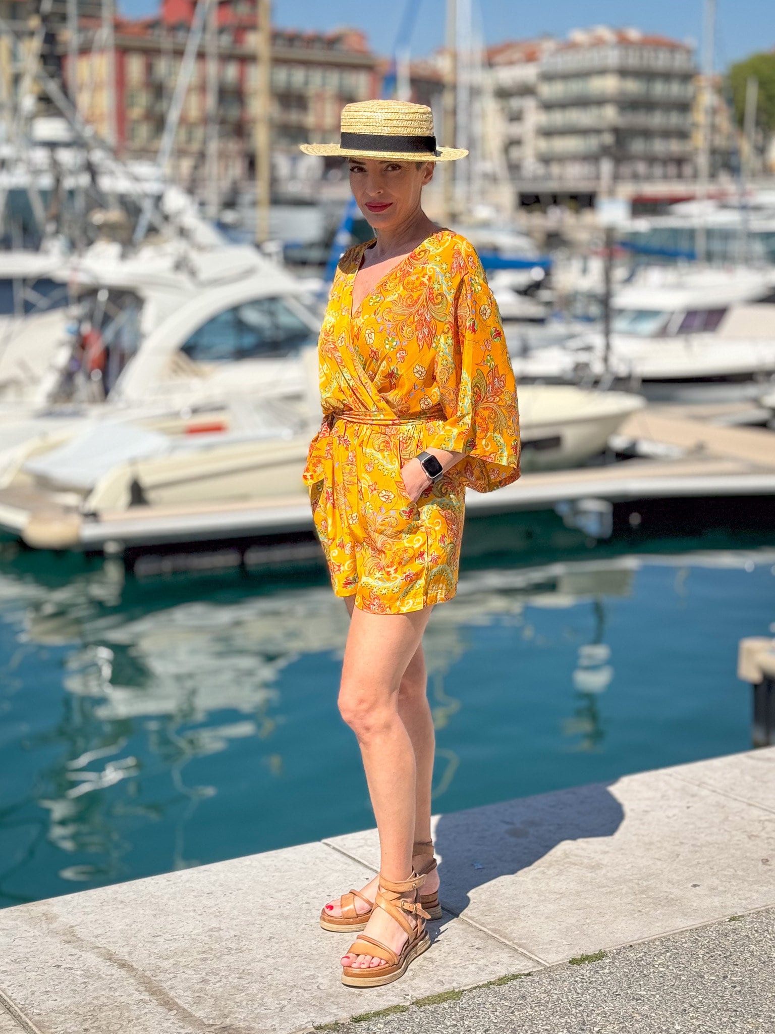 Silk kimono jumpsuit / jumpsuit with belt / summer silk jumpsuit / V-neck jumpsuit