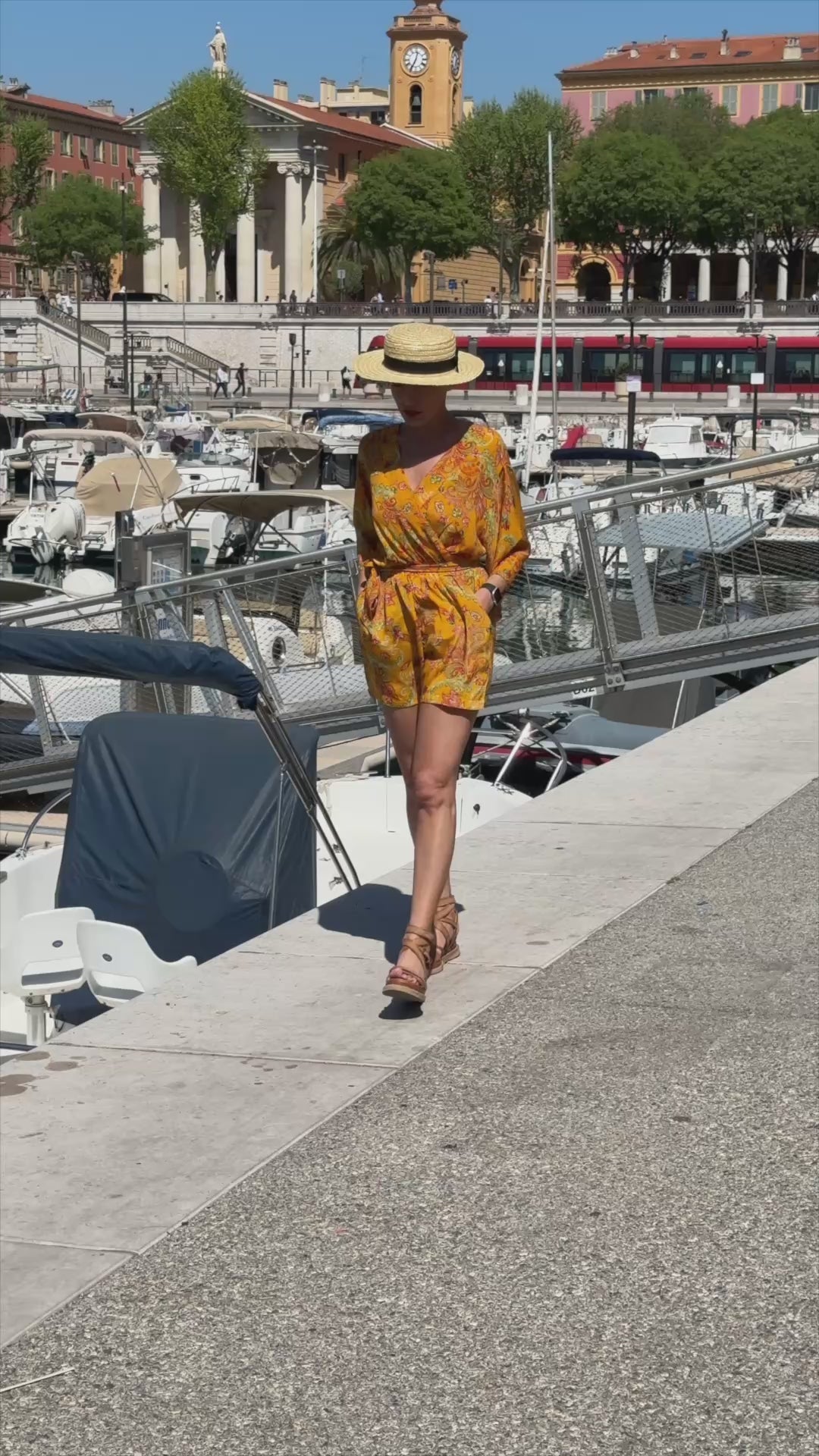 Silk kimono jumpsuit / jumpsuit with belt / summer silk jumpsuit / V-neck jumpsuit