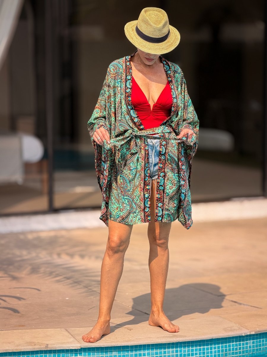 Short vintage silk kimono – Japanese inspiration