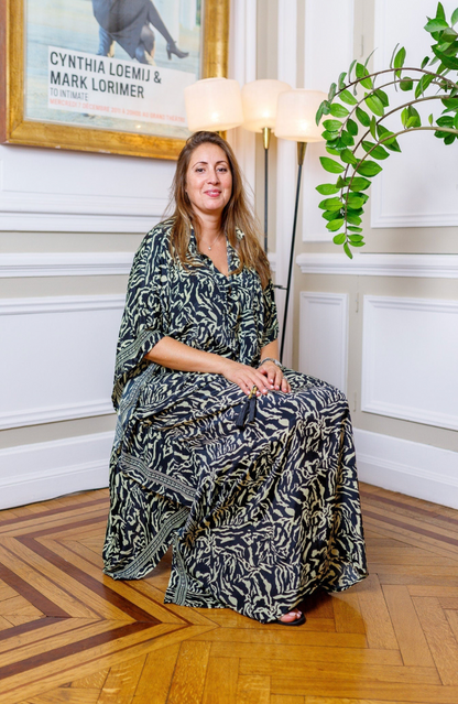 Modern Oversize Silk Kaftan Maxi Dress, Silk Dress, Loose Dress, Home Dress, Plus Size Dress