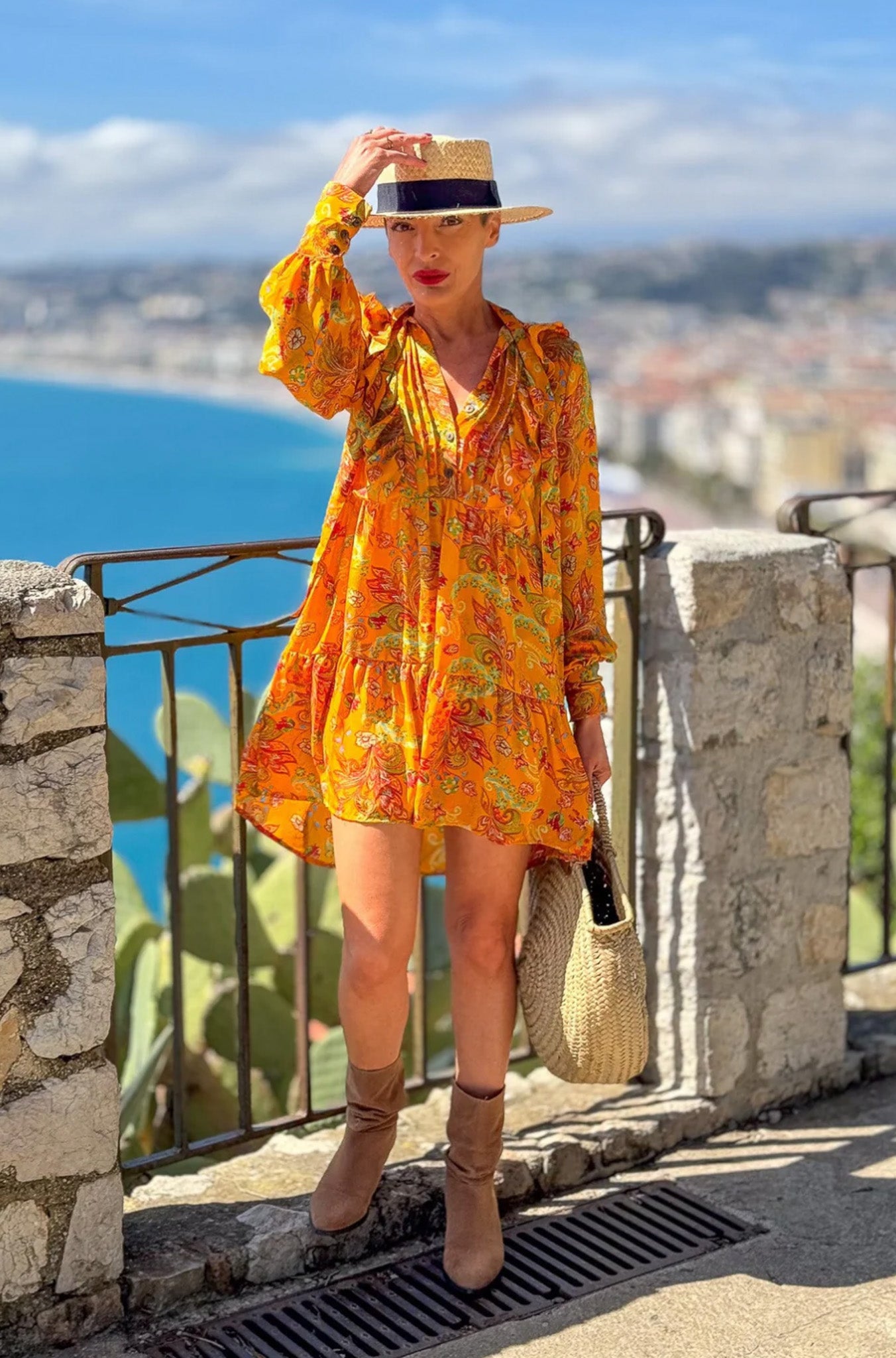 Short silk dress / Vintage silk dress / Boho chic silk dress / Short silk summer dress / Victorian style sleeves