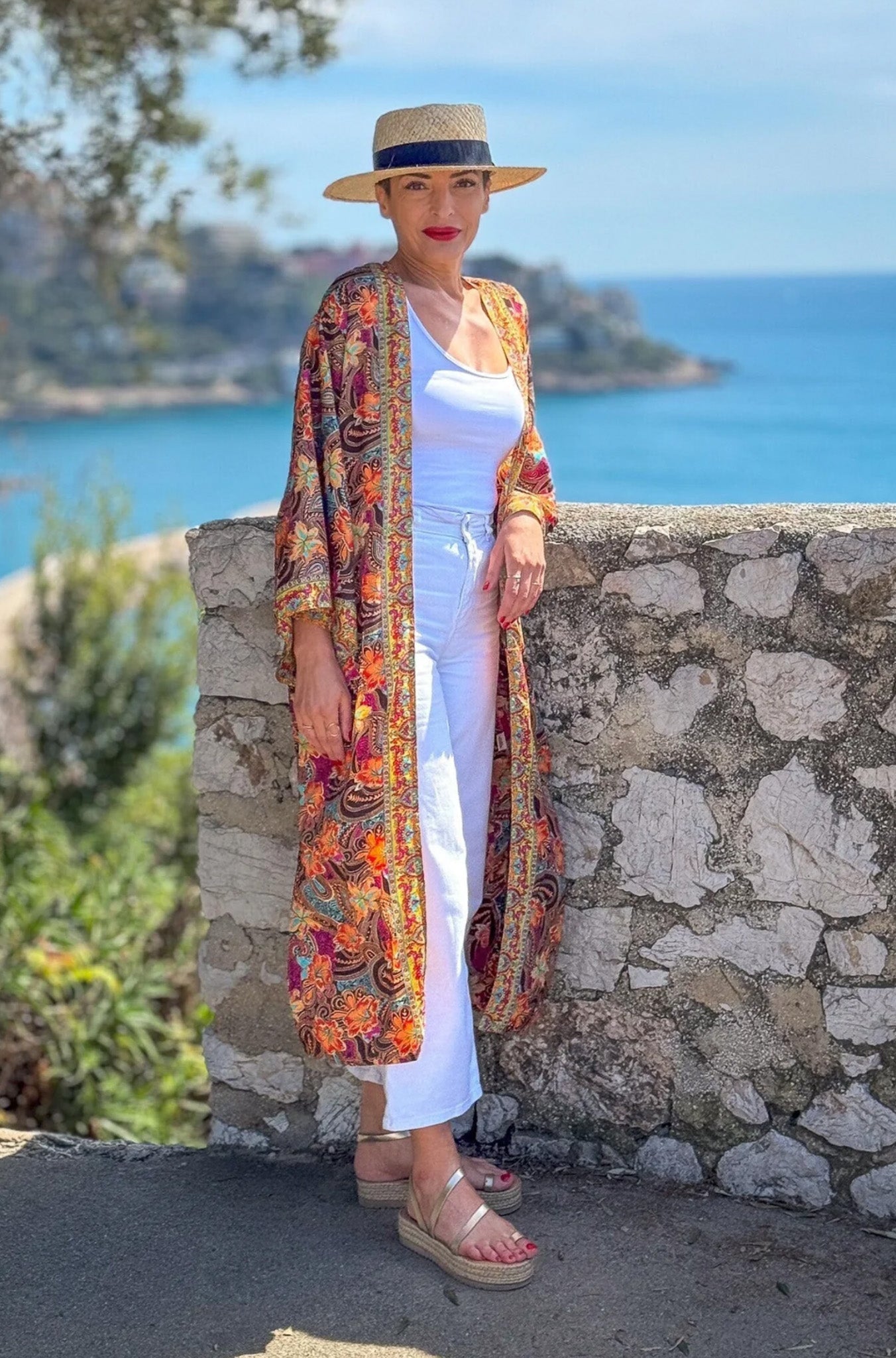 Kimono en soie, Kimono vintage, kimono bohème,  Robe d'intérieur, Cadeau de Noël, Cadeaux pour elle.