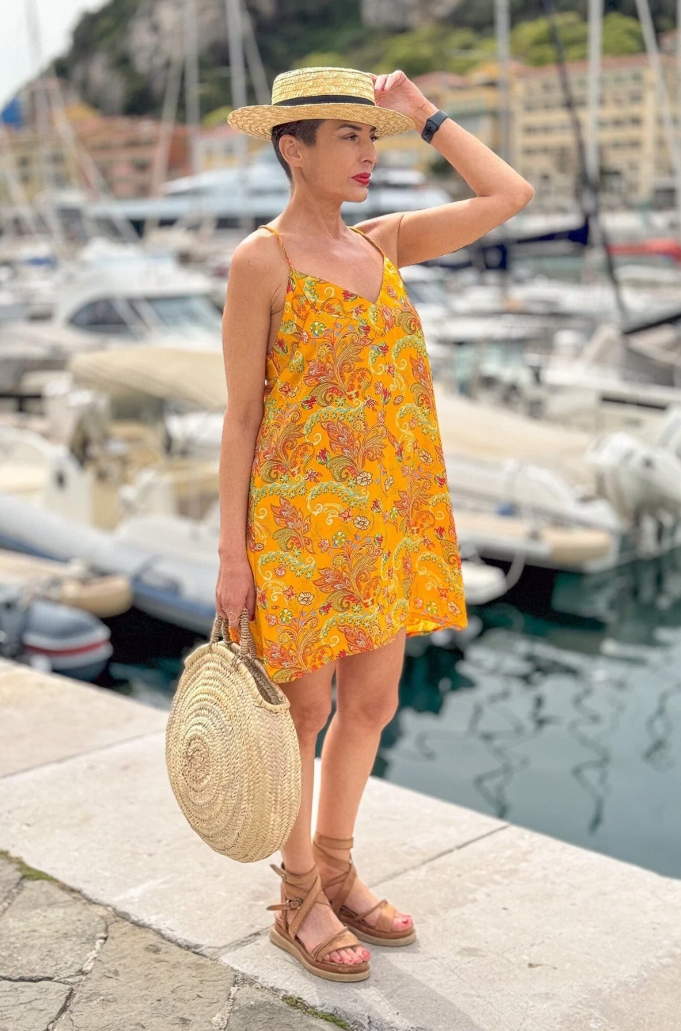 Short silk dress / Vintage short dress / Silk slip dress / strappy dress / silk summer dress / Minimalist dress