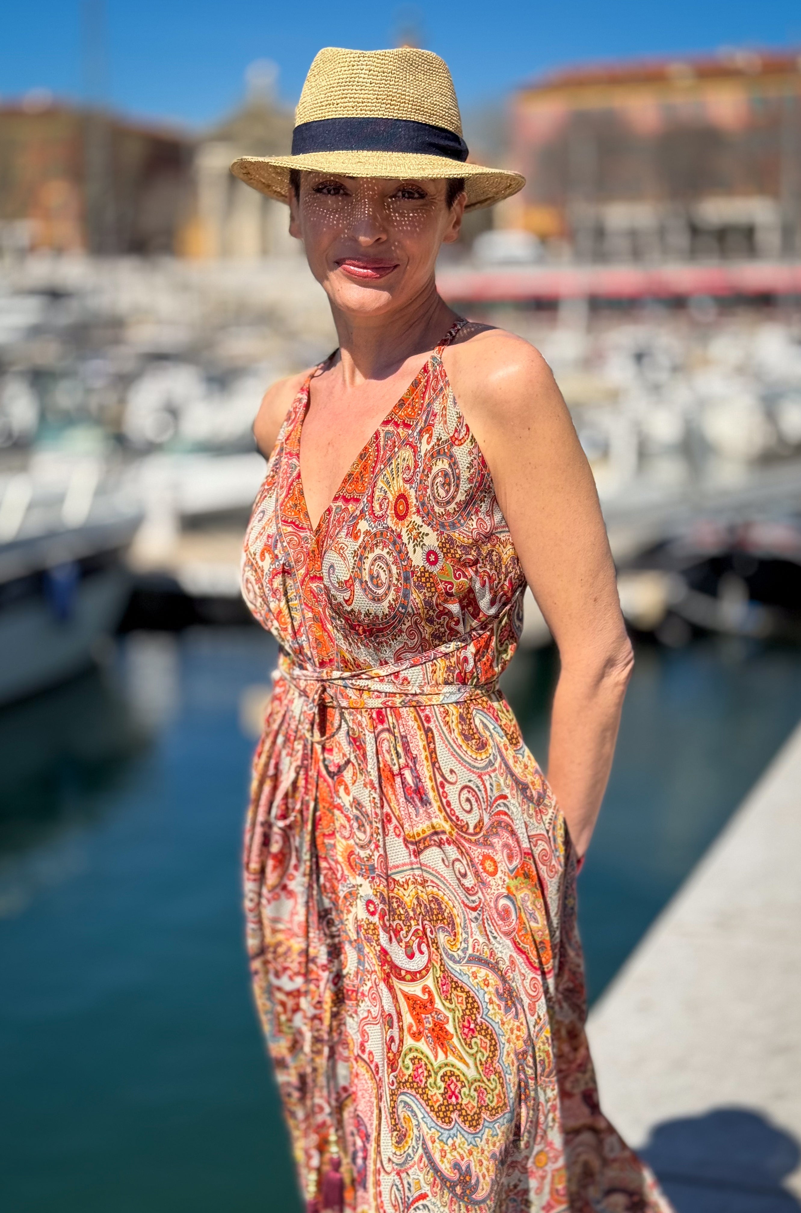 Silk backless dress / summer dress / one size / boho dress / light dress / vintage dress