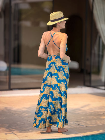 Robe dos nu en soie – Robe d’été légère bohème