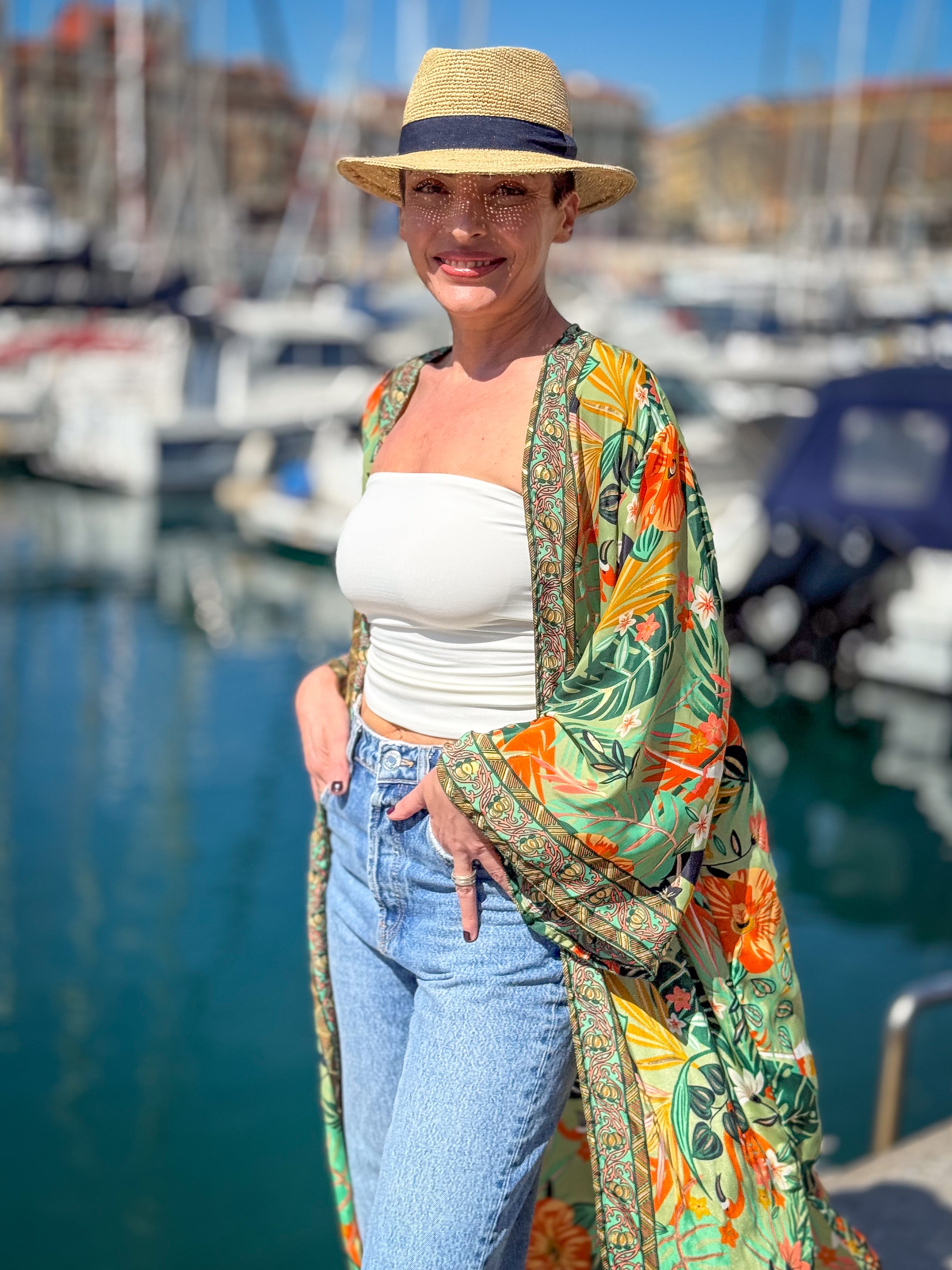 Kimono en soie, Kimono vintage, kimono bohème,  Robe d'intérieur, Cadeau de Noël, Cadeaux pour elle