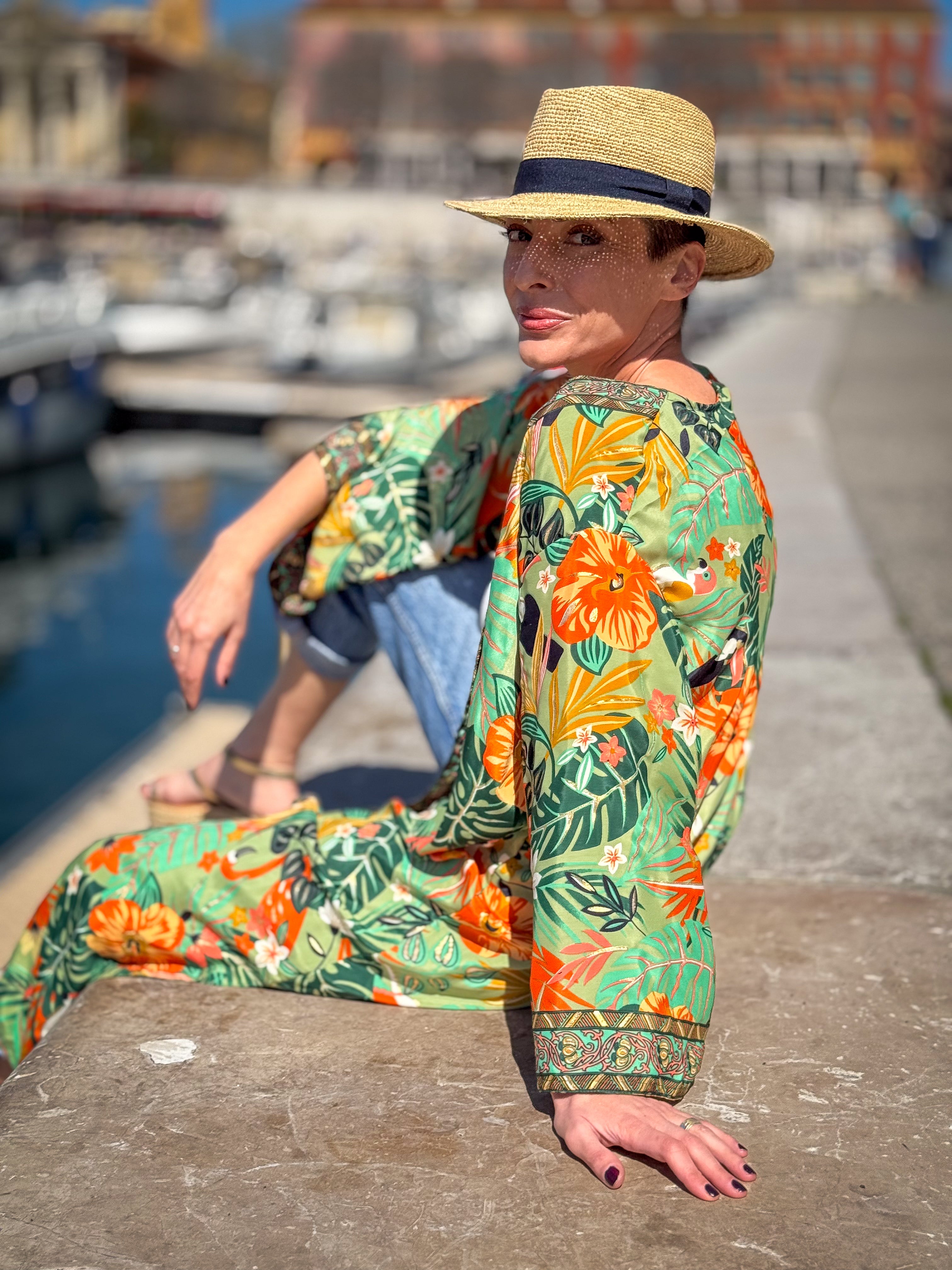 Kimono en soie, Kimono vintage, kimono bohème,  Robe d'intérieur, Cadeau de Noël, Cadeaux pour elle