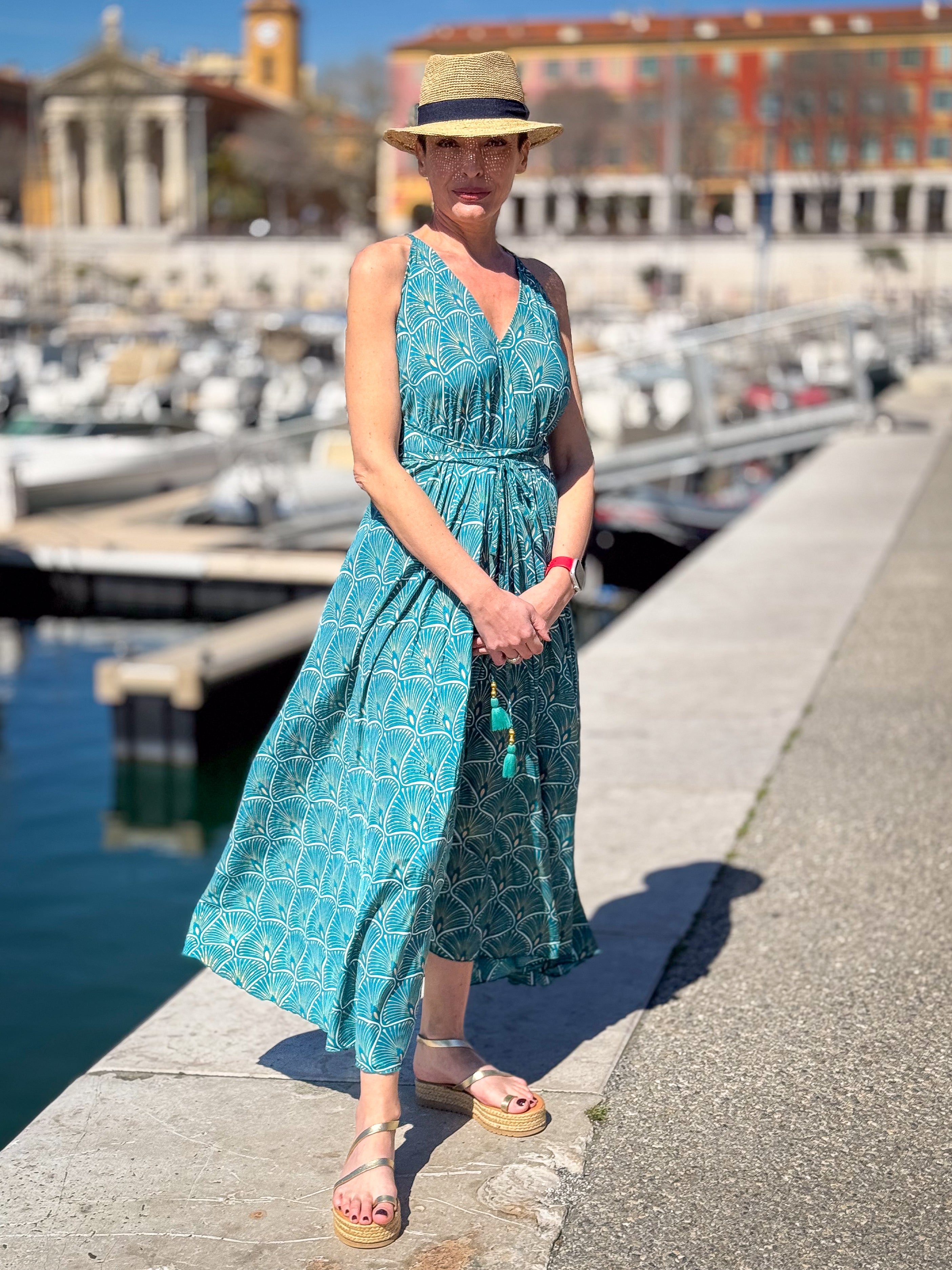 Silk backless dress / summer dress / one size / boho dress / light dress / vintage dress
