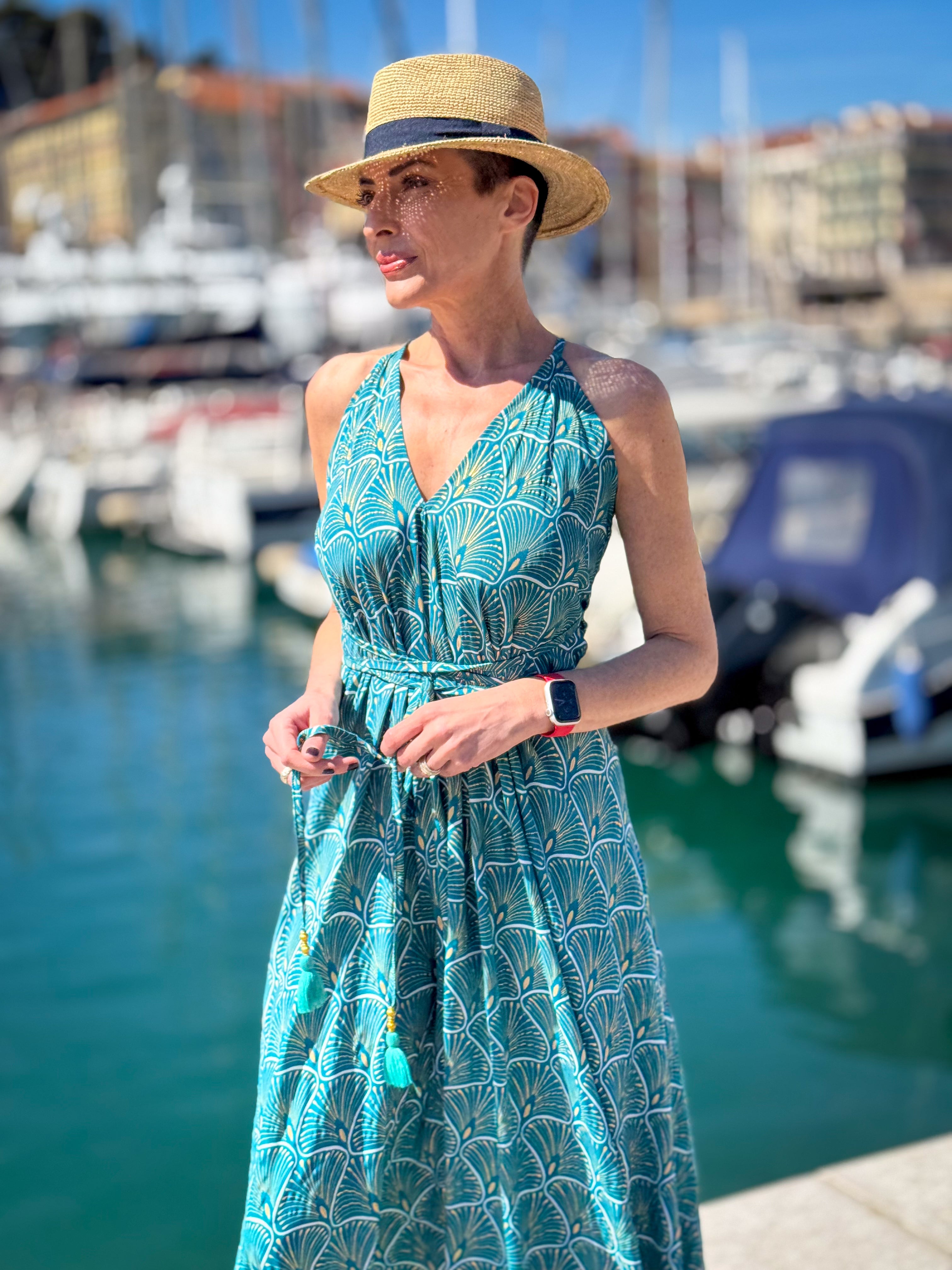 Silk backless dress / summer dress / one size / boho dress / light dress / vintage dress