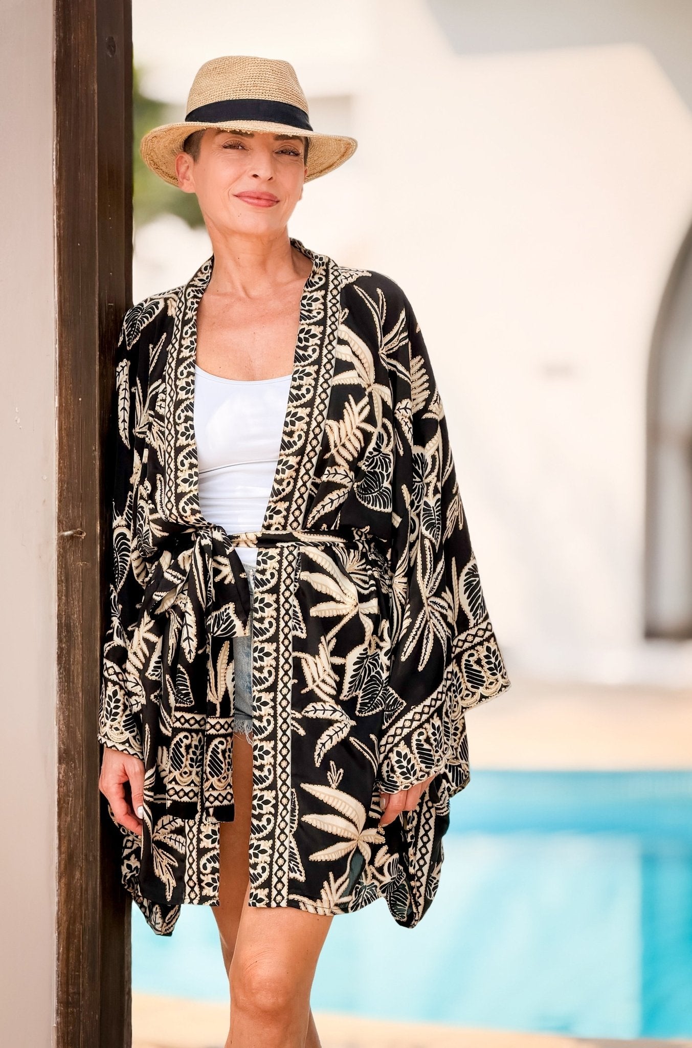 Short vintage silk kimono – Japanese inspiration
