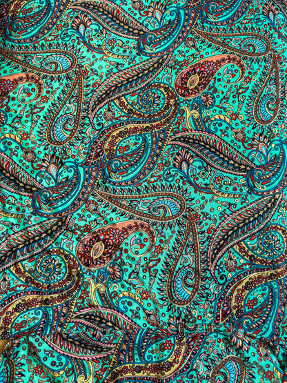 Kimono long en soie vintage  – robe d’intérieur ceinturée –  peignoir vintage en soie