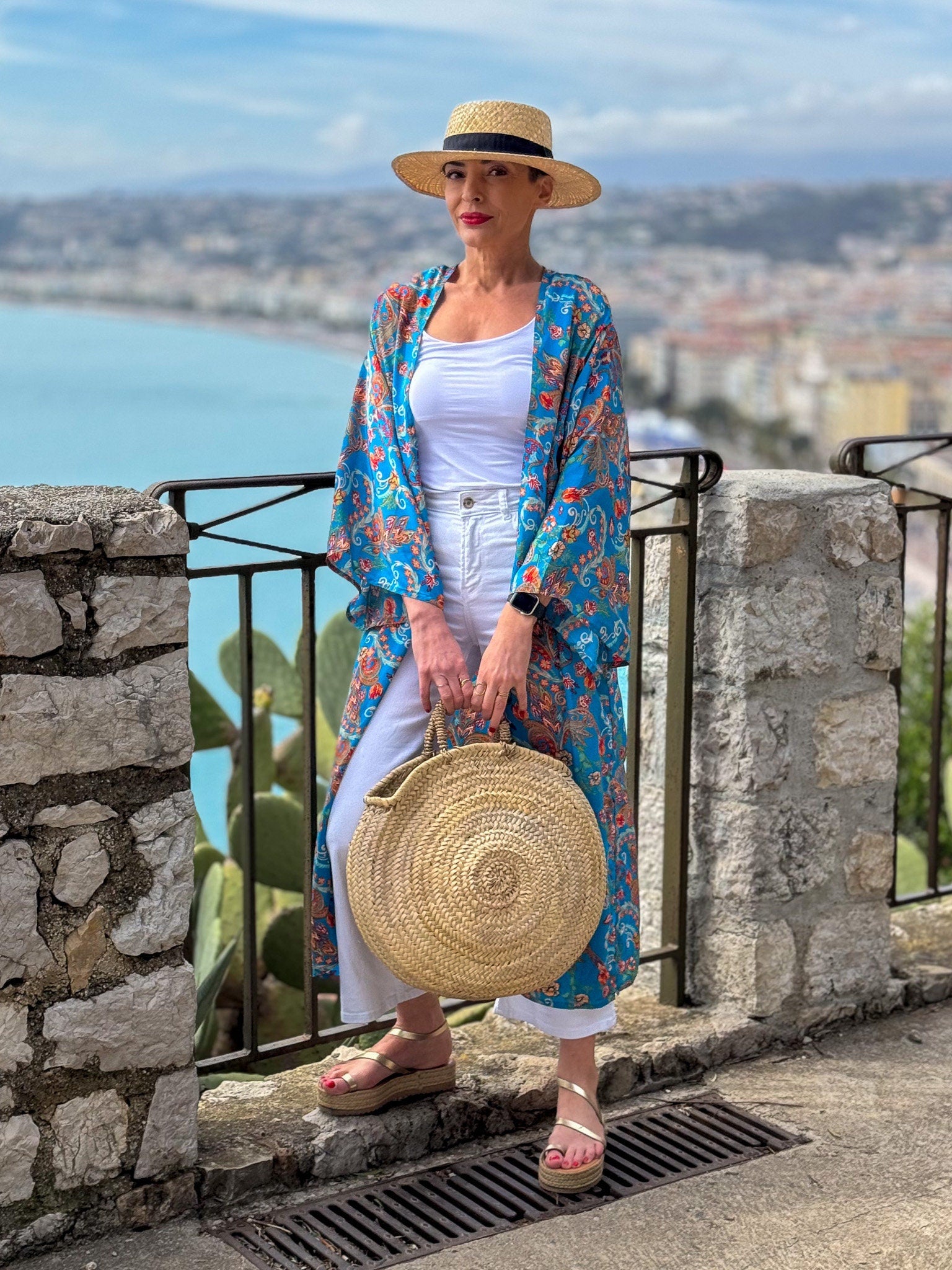 Kimono en soie, Kimono vintage, kimono bohème,  Robe d'intérieur, Cadeau de Noël, Cadeaux pour elle.