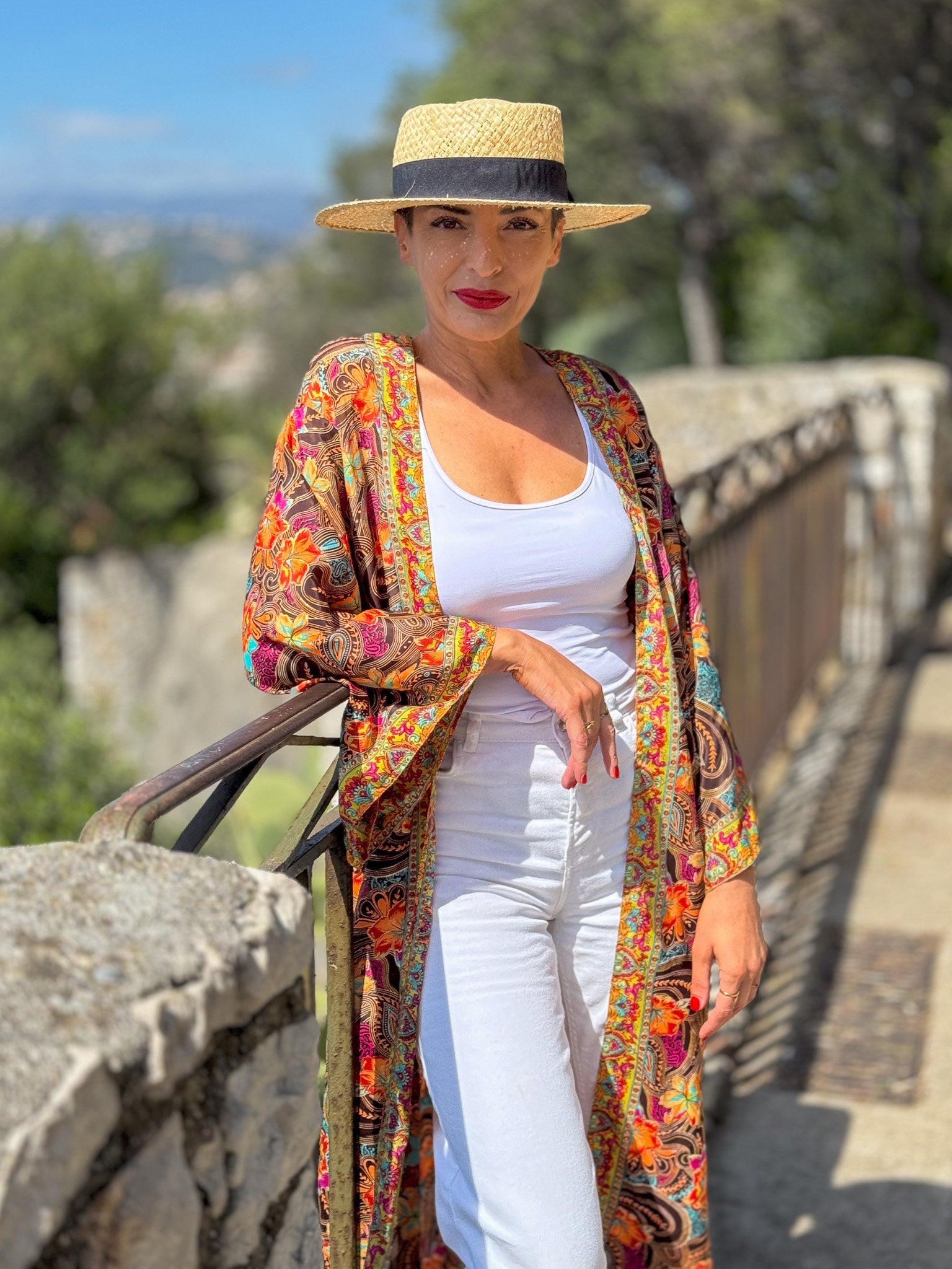 Kimono en soie, Kimono vintage, kimono bohème,  Robe d'intérieur, Cadeau de Noël, Cadeaux pour elle.