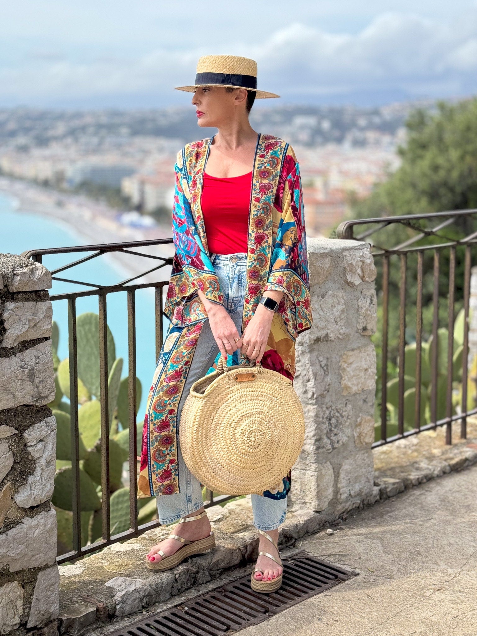 Combi-short kimono en soie / combi-short avec ceinture / combi-short en soie d’été / combi-short col V