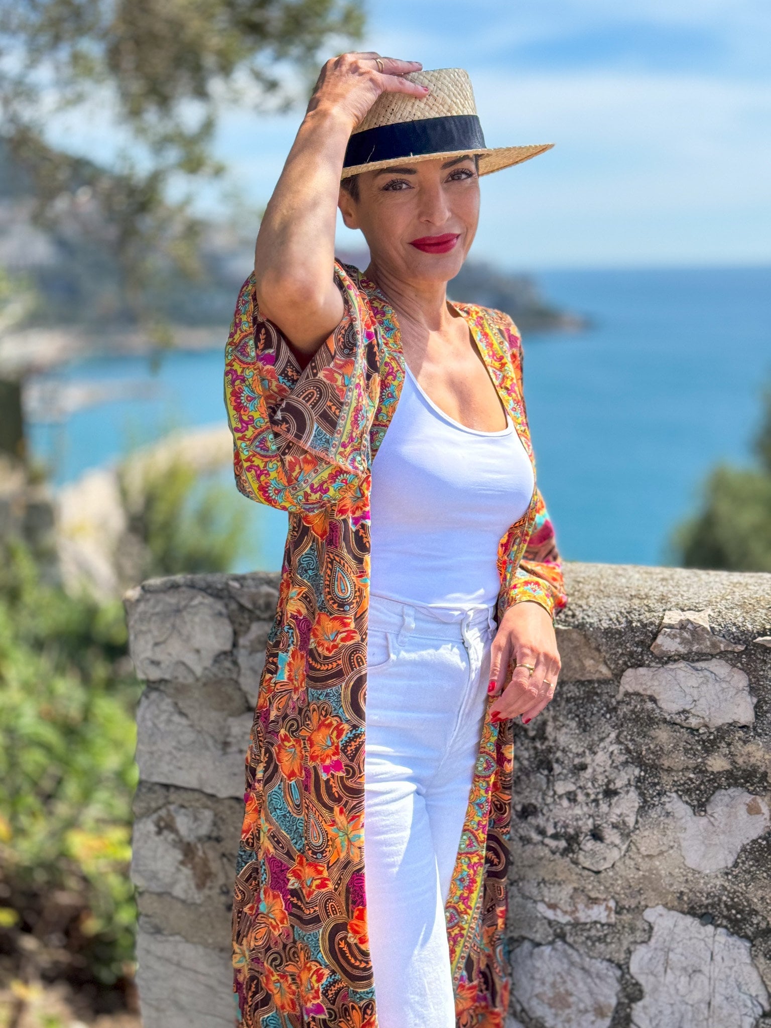 Kimono en soie, Kimono vintage, kimono bohème,  Robe d'intérieur, Cadeau de Noël, Cadeaux pour elle.