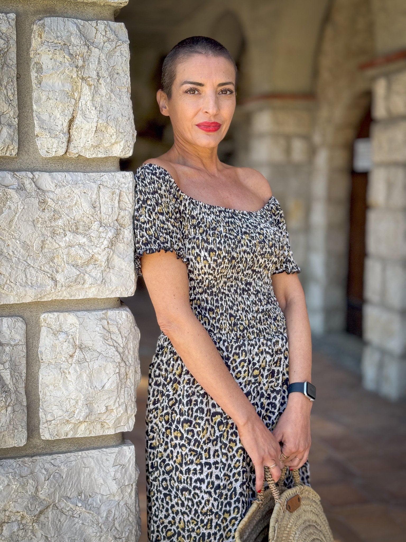 Bohemian silk dress / Smocked silk dress / Off the shoulder dress / summer dress / short sleeve dress