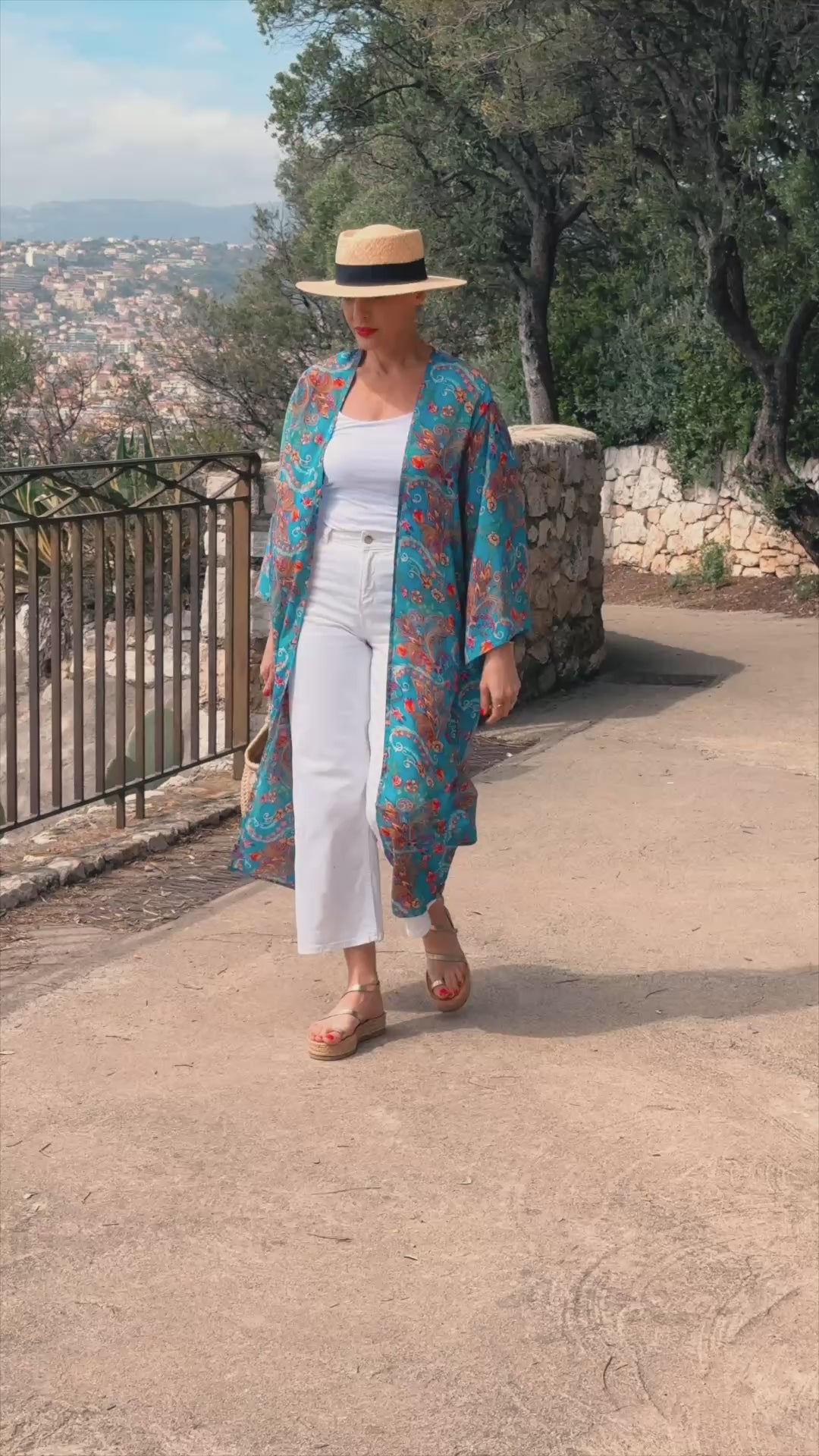 Kimono en soie, Kimono vintage, kimono bohème,  Robe d'intérieur, Cadeau de Noël, Cadeaux pour elle.