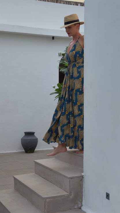 Robe dos nu en soie – Robe d’été légère bohème