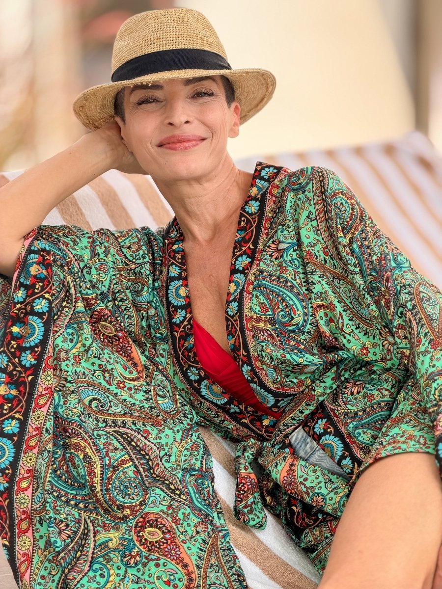 Short vintage silk kimono – Japanese inspiration